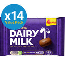 Cadbury Dairy Milk Chocolate 108g - 14 Pack