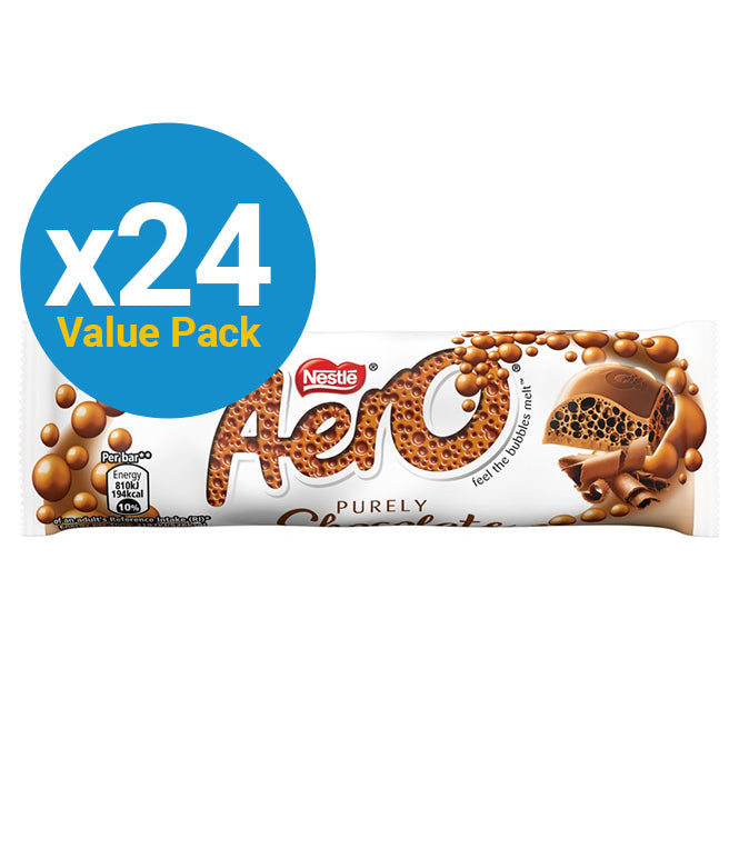 Nestle Aero Bubbly Milk Bar 36g (24 Pack)