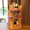 360 Rotating Transparent Cosmetics Storage