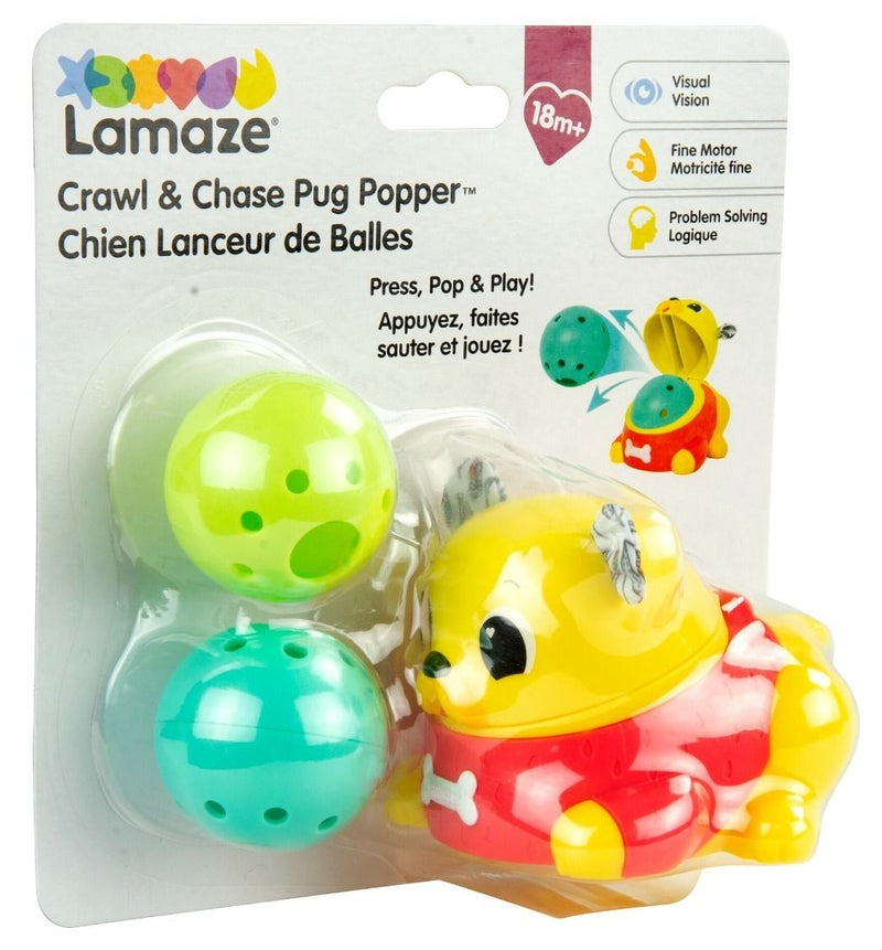 Lamaze Crawl & Chase Pug Popper