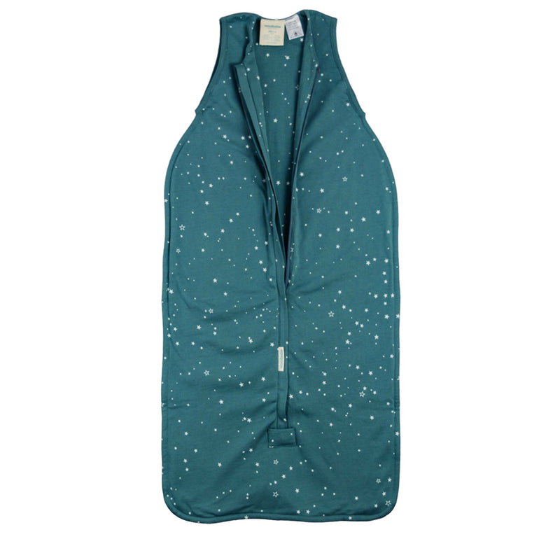 Woolbabe: 3 Season Front Zip Merino/Organic Cotton Sleeping Bag - Pine Stars (2-4 Years) in Green