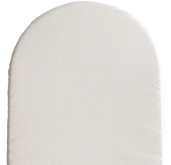 Nestling Moses Basket Muslin Fitted Sheet - White