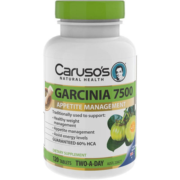Carusos: Herbal Therapeutics - Garcinia 7500 x 120 Tablets