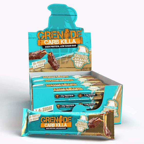 Grenade: Carb Killa - Choc Chip Salted Caramel Bar (60g x 12)