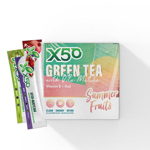 Green Tea X50: Summer Fruits with Vita Matcha (60 Serves)