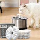 Automatic Pet Water Fountain Replacement Filter - 4 Pieces