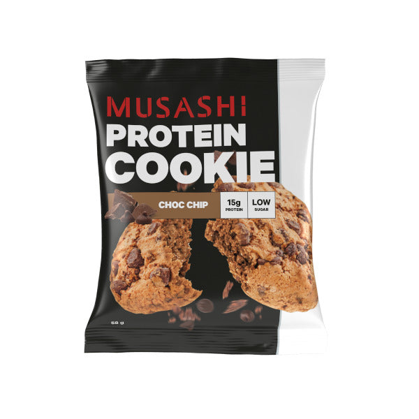 Musashi: Protein Cookies - Choc Chip (58g x 12)