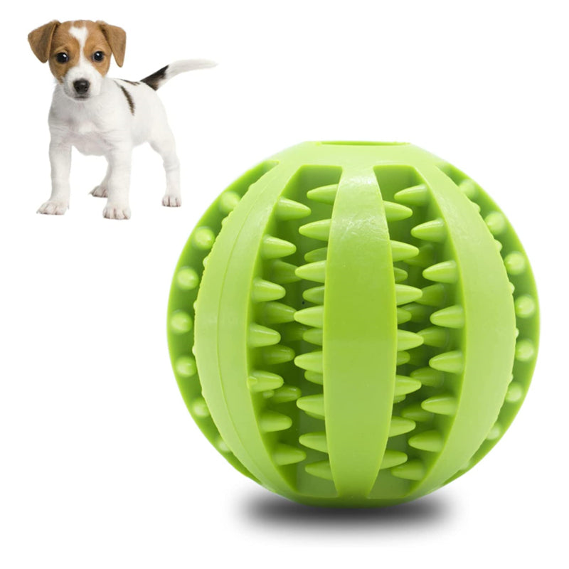 Pet Treat Dispenser Ball - Green (7cm)