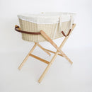 Nestling: Moses Basket Folding Stand - Natural