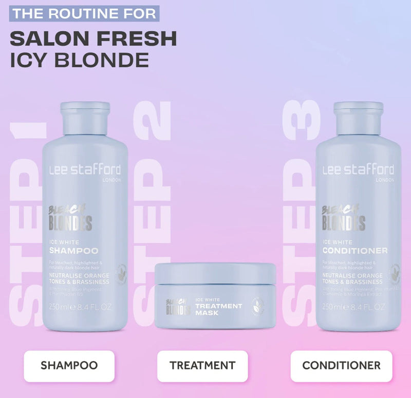 Lee Stafford: Bleach Blondes Ice White Toning Conditioner (250ml)