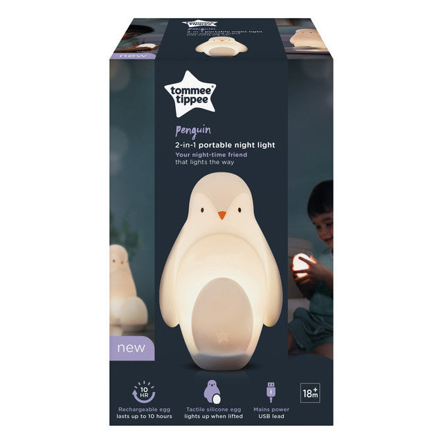 Tommee Tippee: Penguin 2-in-1 Portable Night Light