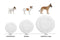 Pawever Pets: Round Nest Calming Bed - Grey (Medium, 100cm)