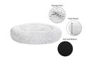 Pawever Pets: Round Nest Calming Bed - Grey (Small/Medium, 90cm)