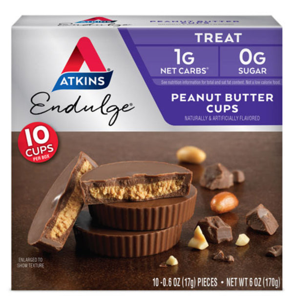 Atkins: Peanut Butter Cups - Box of 10 cups (10 x 17g) (10 pack)