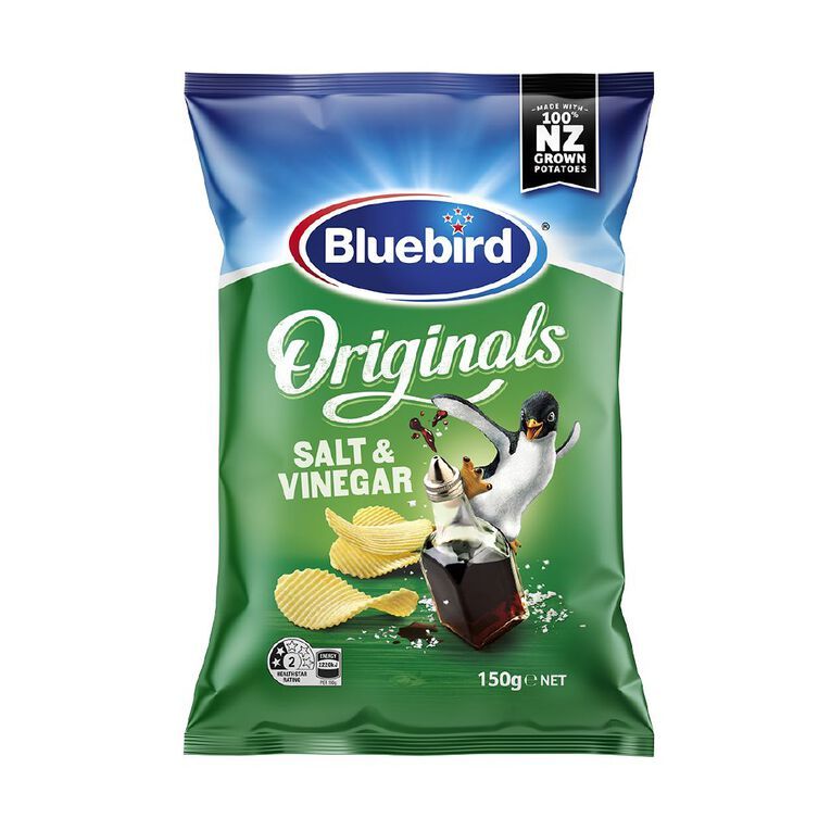 Bluebird Original Cut 150g - Salt & Vinegar (12 Pack)