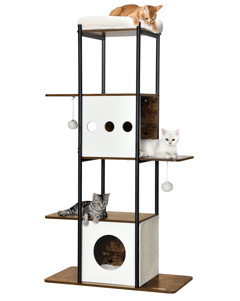 VASAGLE Feandrea Freestanding Timmerman Cat Tree - 152cm