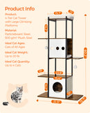 VASAGLE Feandrea Freestanding Timmerman Cat Tree - 152cm