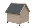 Solid Wood Outdoor Dog House Kennel - Medium