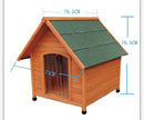 Solid Wood Outdoor Dog House With Asphalt Roof - Small