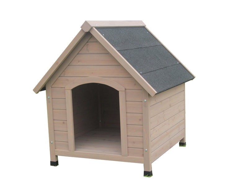 Solid Wood Outdoor Dog House Kennel - Small