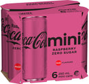Coca-Cola Raspberry Zero -250ml (24 Pack)