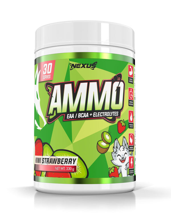 Nexus: Essential AMMO - Kiwi Strawberry (330gm, 30 Serves)