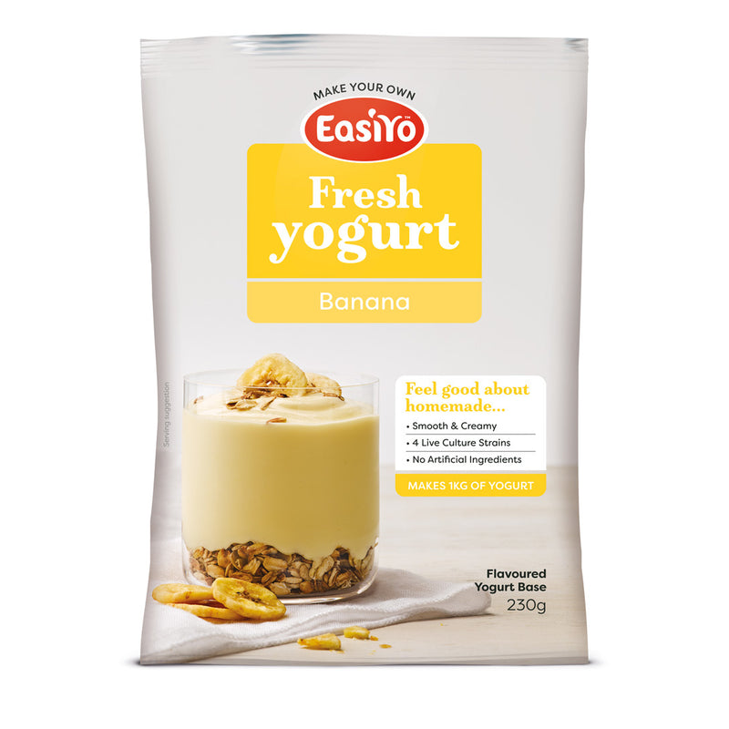 EasiYo: Everyday Range Yogurt Base Banana 230g (8 Pack)