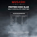 Musashi: Protein Choc Slab - Milk Choc (12 x 58g)