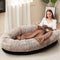PETSWOL: Human-Size Dog Bed (134×90×26cm)