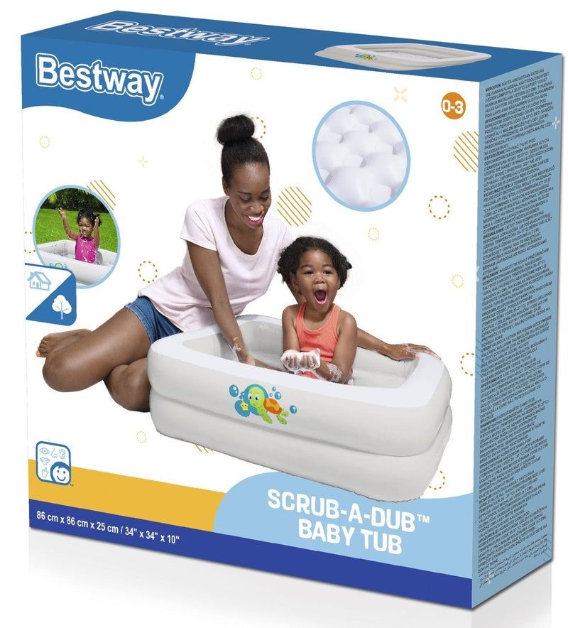 Bestway: Scrub-a-Dub Baby Tub (34" x 34" x 10"/86cm x 86cm x 25cm)