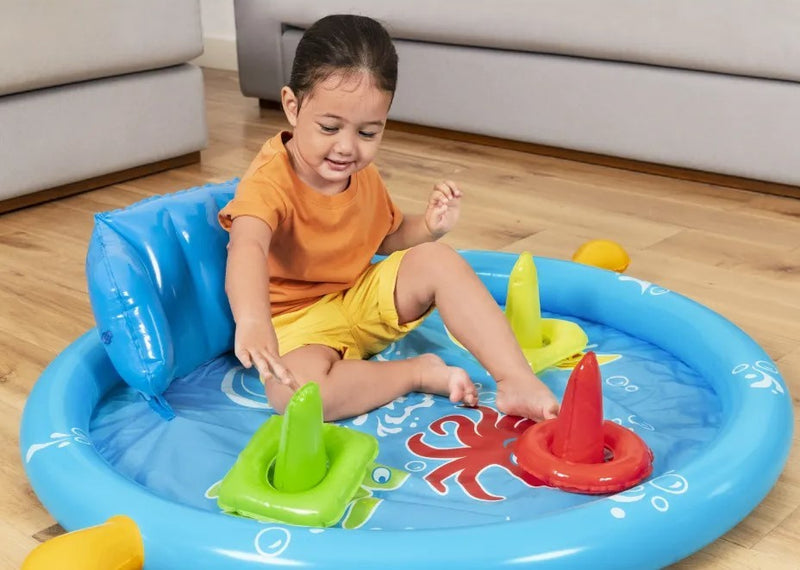 Bestway: Lil' SeaShapes Baby Pool (45" x 35" x 30"/1.15m x 89cm x 76cm)