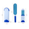Petswol: Double-Sided Pet Hair And Lint Removal Brush - Blue (Set of 2)