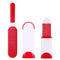PETSWOL Double-Sided Pet Hair And Lint Removal Brush Set - Red (Set of 2)