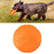 PETSWOL Soft Rubber Dog Frisbee - Orange (2 Pack)