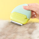 2-in-1 Portable Pet Comb - Lemon