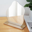 COMFEYA Acrylic Makeup Mirror for Desk with Stand