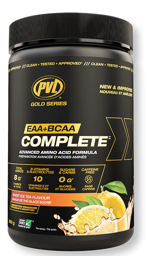 PVL: Gold Series - EAA+BCAA Complete - Sweet Ice Tea (369g)