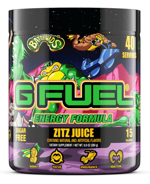 G Fuel Energy Formula: The Official Drink of Esports - Battletoads Zitz Juice (240g) x 40 Servings