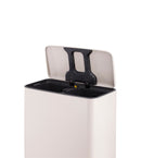 Matt Blatt: Pedal Dual Compartment Soft Close Kitchen Rubbish Bin - Grey (56L)