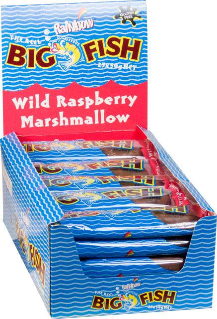 Big Fish Wild Raspberry Bulk Box - 50g (Pack of 20)