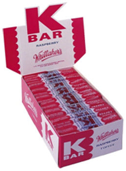 Whittaker's K Bars Bulk Counter Display - Raspberry (24g) (Pack of 48)