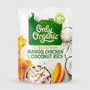 Only Organic: Mango, Chicken & Coconut Rice Pouch (8 x 170g)