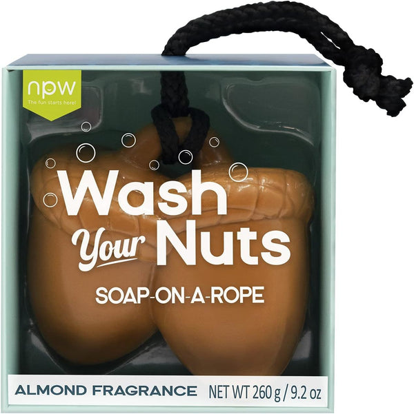 NPW Wash Your Nuts Soap on a Rope
