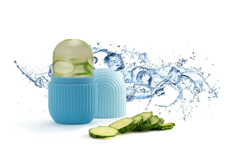 Estelle: Ice Cube Face Roller - Blue