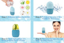 Estelle: Ice Cube Face Roller - Blue