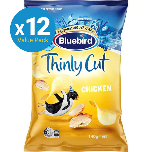 Bluebird Thinly Cut 140g - Chicken (12 Pack)
