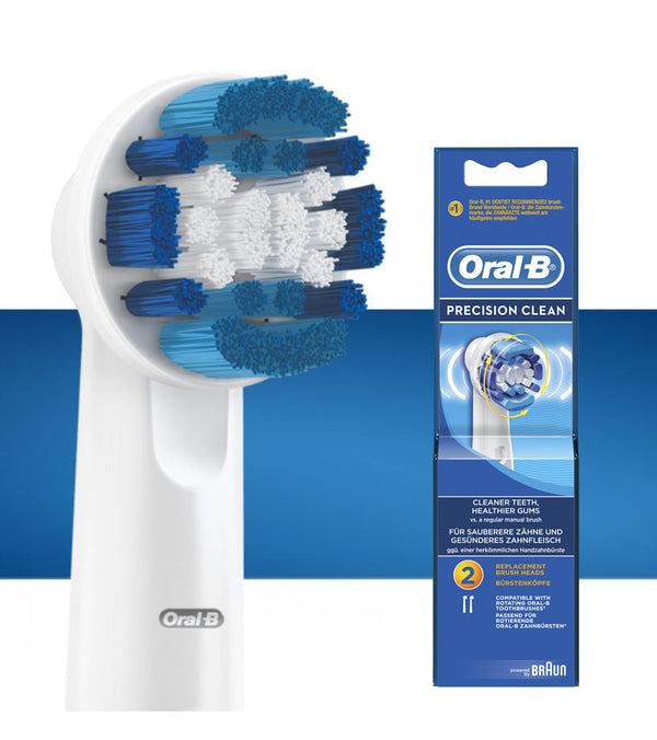 Oral-B Precision Clean Replacement Brush Heads - 2 Pack (EB20-2)