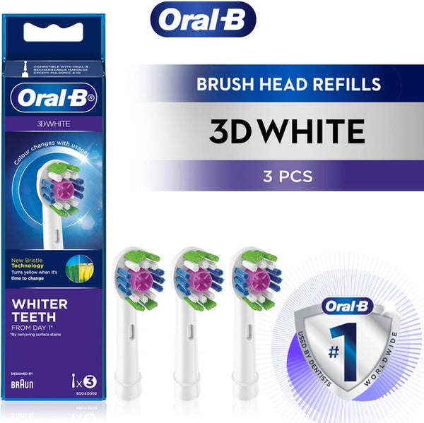 Oral-B: 3D White 3-Pack Replacement Brush Heads (EB18P-3)