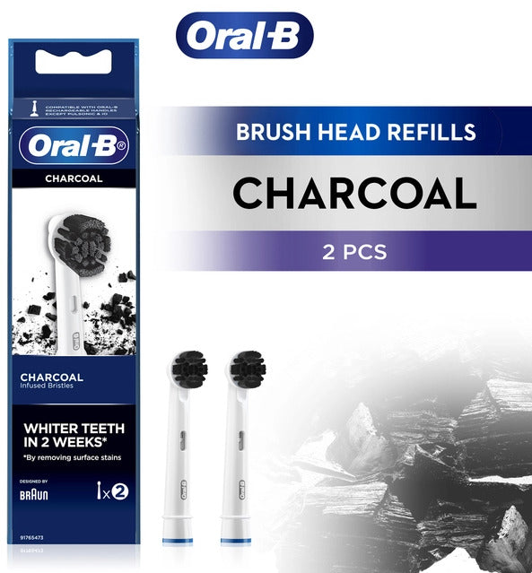 Oral-B: Charcoal 2-Pack Replacement Brush Heads (EB20CH-2)