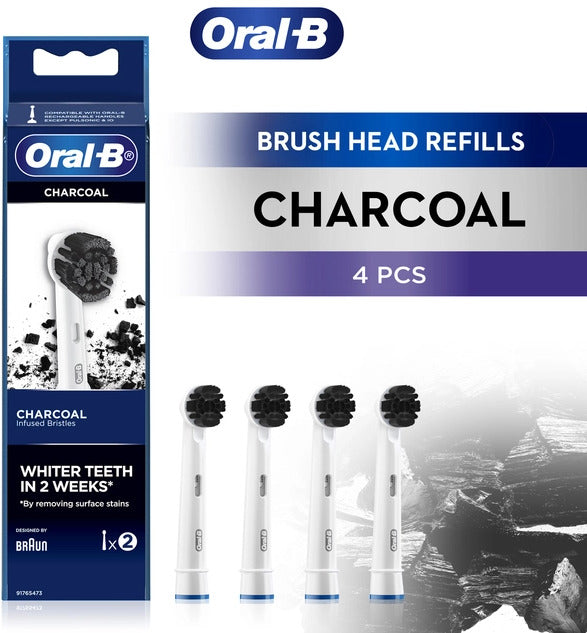 Oral-B: Charcoal 4-Pack Replacement Brush Heads (EB20CH-4)